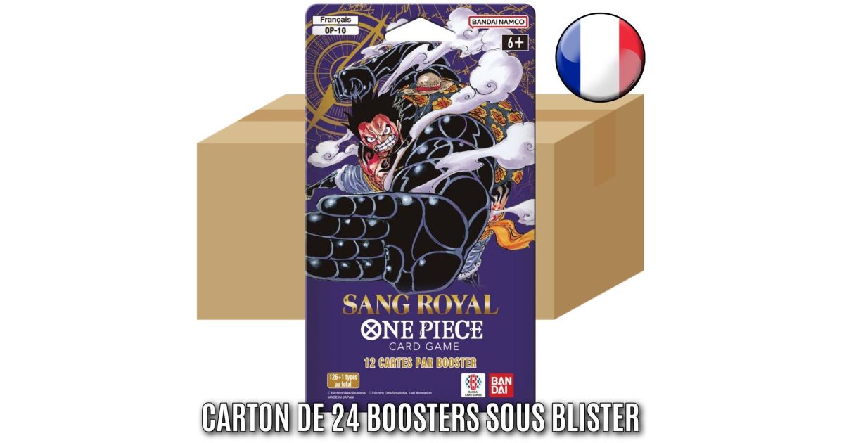 booster a l'unité one piece sous blister op-010